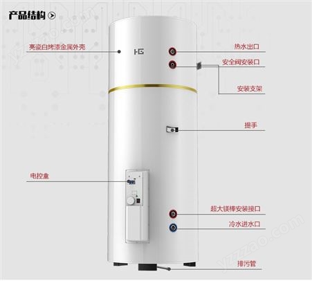 宏谷 商用电热水器 销售 型号 EDY-455-60/380 容积 500L  功率 60KW