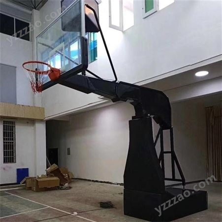 亿屹文体厂家供应 斯伯丁篮球架 手动液压篮球架