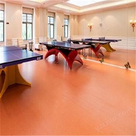 乒乓球运动地胶球场PVC塑胶地板网球场地面材料