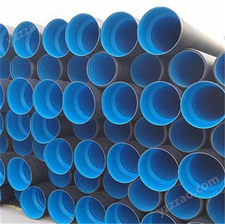 厂家专业生产排污波纹管 排水钢带双壁波纹管库存