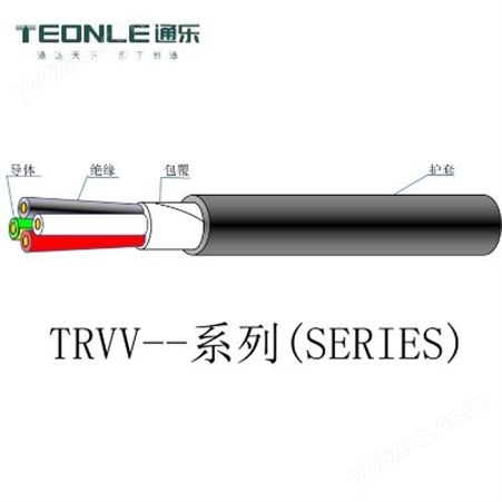 动力线TRVV4*0.5伺服电机 耐弯折耐磨