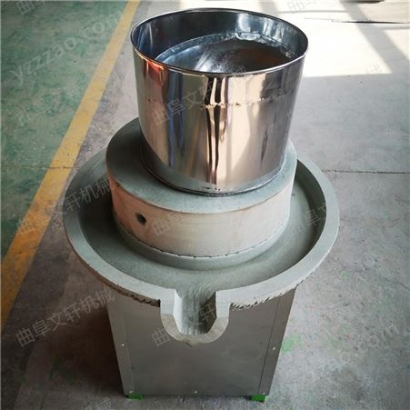 艾绒石磨机 优质电动石磨豆浆机 粮食加工磨粉机