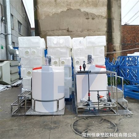 农业技术推广 1吨水肥塑料搅拌桶 1立方水肥一体化设备