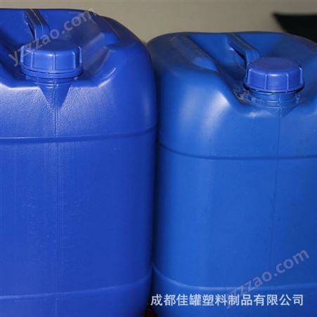 万州25L塑料桶 蓝色塑料方桶-佳罐塑业