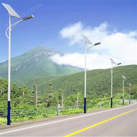 5-10米大功率太阳能路灯  可定制 锂电池 高转换率单晶硅 市政工程 新农建设 凯佳照明
