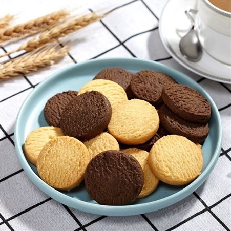 广东饼干厂家批发巧克力曲奇 趣园120g盒装巧克力曲奇 可定制