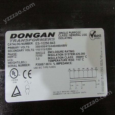 部分型号有库存DONGAN变压器、DONGAN点火变压器、DONGAN控制变压器