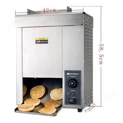 郑州 链式科斯曼汉堡机 小型烤包机 汉堡双面加热设备 汉堡店烘包机 KD-2621