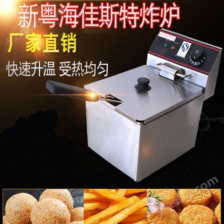 佳斯特单缸鸡翅电炸炉 EF-4L炸炉新粤海油炸炉欧特炸鸡排薯条机