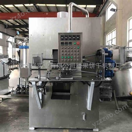 上海合强 HQ-2000型全自动灌芯蛋卷生产线 上海双色蛋卷设备制造商 80-120kg/h产量