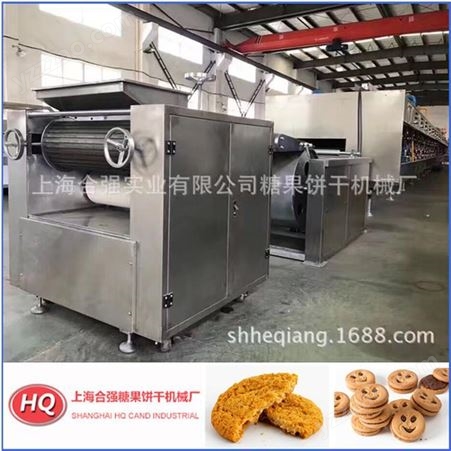 厂家供应全自动辊印（酥性）饼干生产线 HQ-BG250-1200型 上海合强饼干机械制造商 