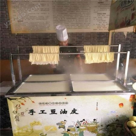 腐竹油皮机 电动蒸汽手工豆皮机上海自动豆皮机价格