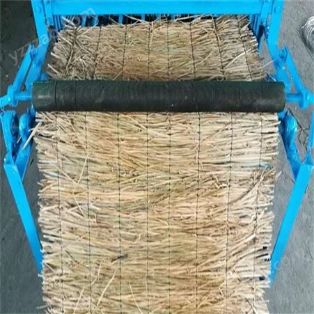 蝉卵枝稻草芦苇草帘机 1米宽 薄厚可调 带编织草席