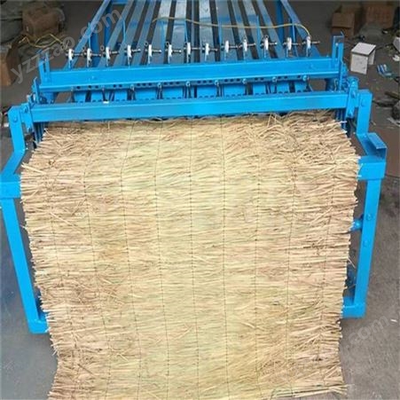 蝉卵枝稻草芦苇草帘机 1米宽 薄厚可调 带编织草席