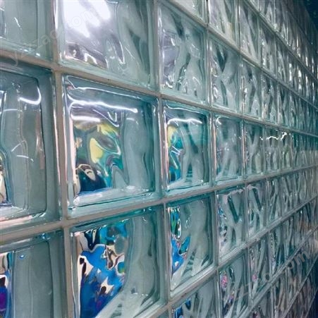 芭莎建材 玻璃墙玻璃砖现货供应实心玻璃砖背景墙外墙隔断墙装饰