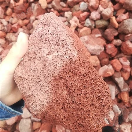 厂家供应火山岩 红色火山岩颗粒 黑色火山岩颗粒 权达批发价供应