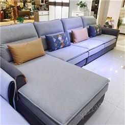 科技布沙发F105  宏洋佳 浅灰色组合沙发 长期销售