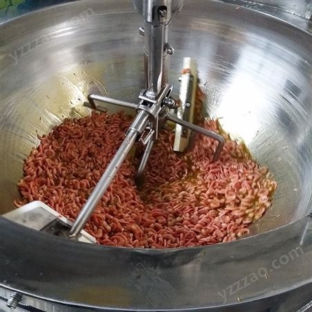 隆迈牛肉酱炒锅 炒辣椒酱的机器设备 自动炒酱锅