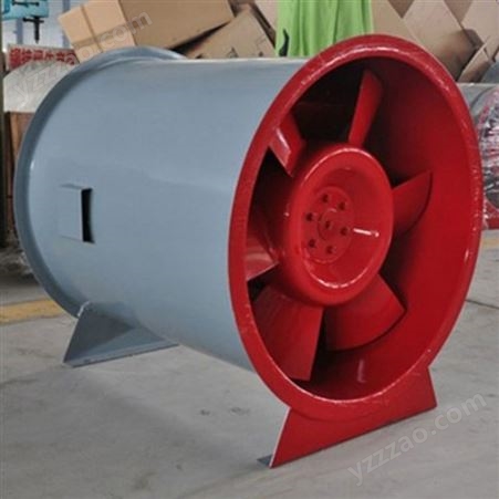 轴流风机 定制消防高温排烟轴流风机 碳钢防爆双速排烟风机