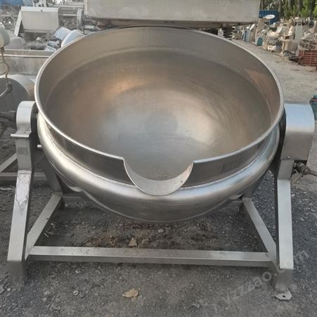 多种规格夹层锅 蒸汽加热煮肉锅 自动出料夹层锅 多功能炒锅众钢多种型号