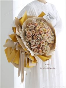花喜爱迷束纸防水双色纸包花韩菲纸欧雅纸韩式花店鲜花包装纸材料