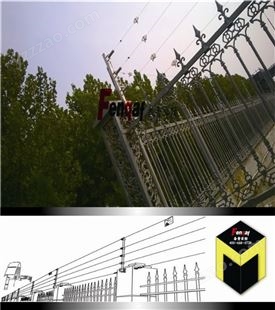 2017高压电网生产厂家 脉冲电网报警 电子围栏周界报警系统
