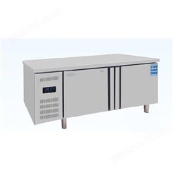 御隆厨房 冷藏工作台商用冰箱冷冻操作台不锈钢卧式冰柜