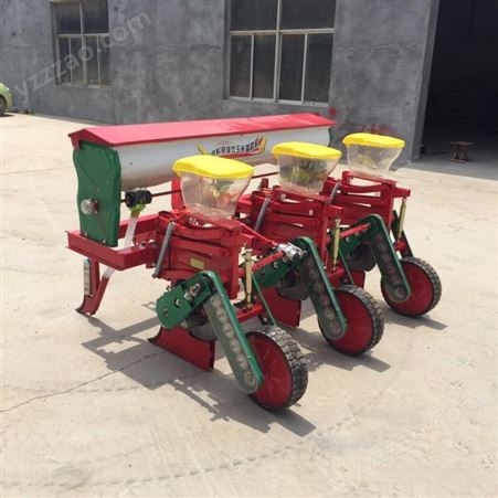 玉米播种机 四轮拖拉机免耕悬浮大豆苞米种植机器 单粒精播机
