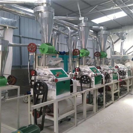 ZZY-MFJ60t小麦面粉加工 中之原 生产成套面粉设备 60吨全自动双磨头面粉机