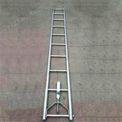 电力施工出线挂梯电力检修绝缘挂梯2米带电作业铝合金出线挂梯