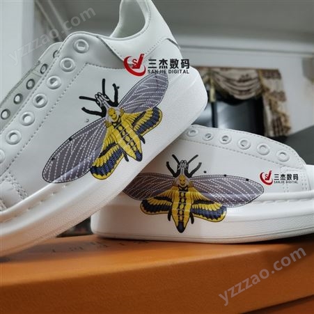 越南高速鞋子3d打印机 超纤图案打印机 uv打印鞋子鞋面的机器