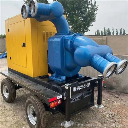6寸汽油机水泵 排灌排污柴油水泵机组 扬程120米水泵图