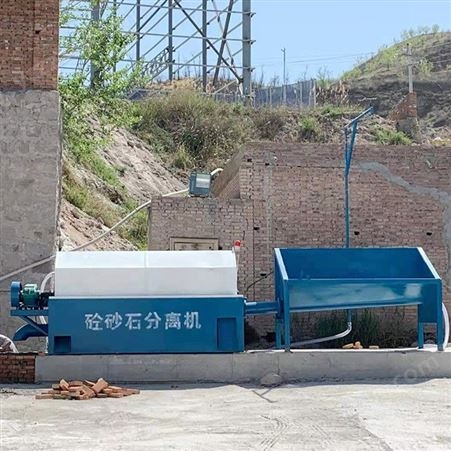 广东梅州振动筛式砂石分离机 混凝土回收系统 沙石分离设备