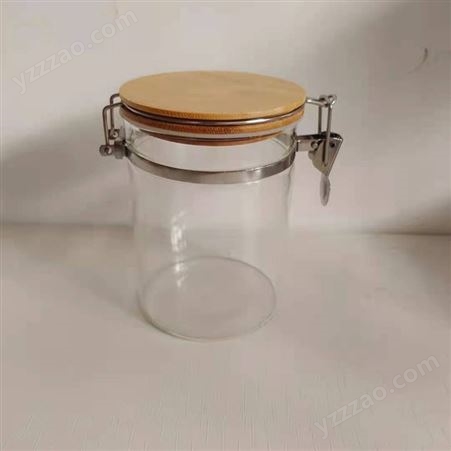 帮诚 透明玻璃储物罐 玻璃杂粮储物罐 