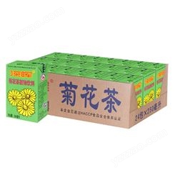 深晖菊花茶饮料整箱 250ml*24盒装 夏季清凉解渴植物凉茶 菊花茶