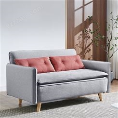 北欧可折叠双人沙发床两用家用客厅多功能新款小户型伸缩