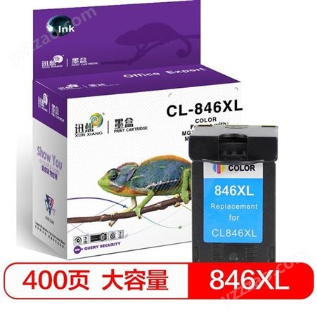 迅想PG845墨盒CL846适用佳能MG2980s墨盒MX498 MG2580 IP2880s墨盒 CL846XL彩色大容量