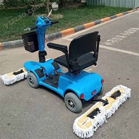 沧州保洁车 驾驶式尘推车 工厂清洁车 学校扫地机 车间拖地车