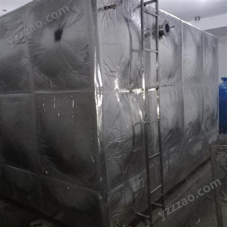 不锈钢消防水箱 组合式消防储水箱 圆形保温不锈钢水箱 镀锌组装水箱