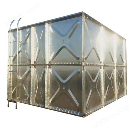 厂家现货供应玻璃钢水箱 不锈钢生活饮用水箱 泰岳组合式镀锌水箱