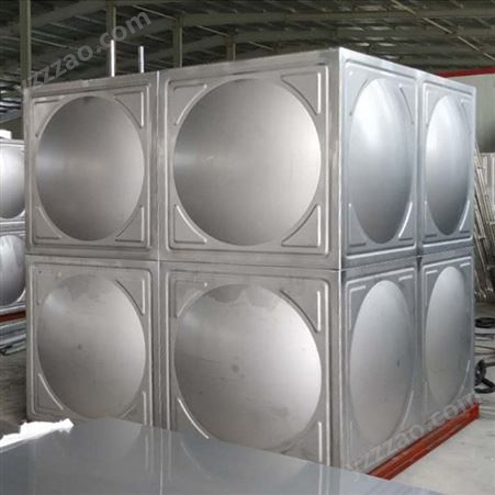 不锈钢消防水箱 组合式消防储水箱 圆形保温不锈钢水箱 镀锌组装水箱