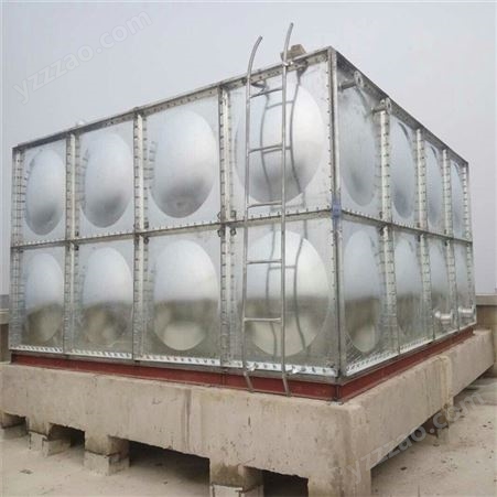 玻璃钢水箱 消防玻璃钢水箱 方形不锈钢水箱 热镀锌生活水箱