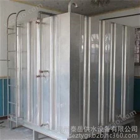 泰岳不锈钢肋板水箱 搪瓷水箱 不锈钢保温水箱