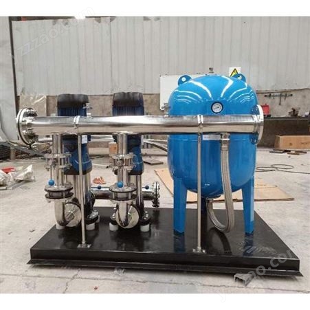 山东厂家定制二次加压供水设备 泰岳变频供水设备 增压泵不锈钢供水系统