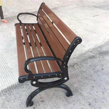 安宁公园椅 呈贡户外条凳 云南公园椅子定制厂家