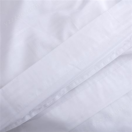 酒店布草尺寸 酒店布草宾馆床上用品全棉被罩白色贡缎提花被套单件 批发定制