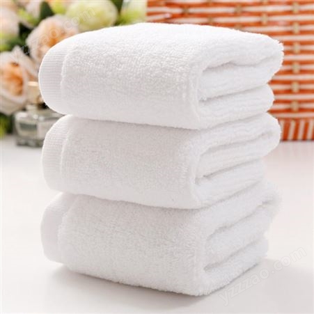 酒店白色浴巾批发 全棉16支平织洗澡巾吸水加厚浴巾 毛巾厂家