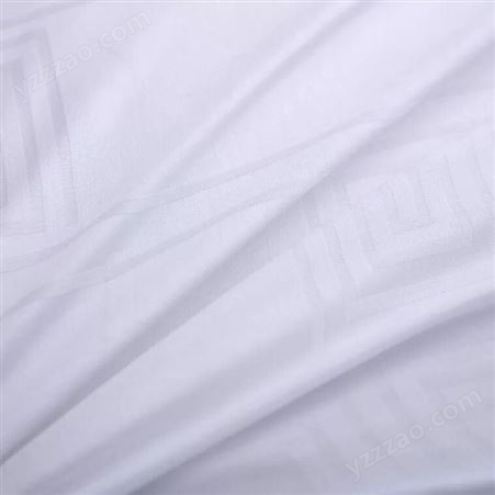 床品布草 白色40支贡缎绣花宾馆床上用品四件套批发 定制批发