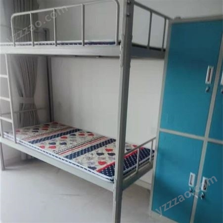 折叠高低床  宿舍上下铺铁床   双层床架子床  安装快 经久耐用
