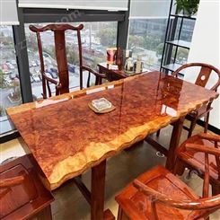 新中式茶桌椅 全实木小茶台简约 茶室功夫泡茶桌 家用办公室定制